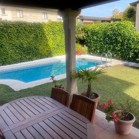 Villa Sirenita En La Playa Con Piscina Y Vistas Al Mar Comarca de Vigo
