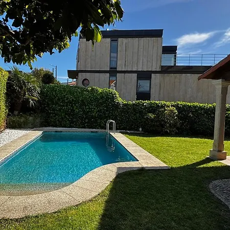 Villa Sirenita En La Playa Con Piscina Y Vistas Al Mar Comarca de Vigo